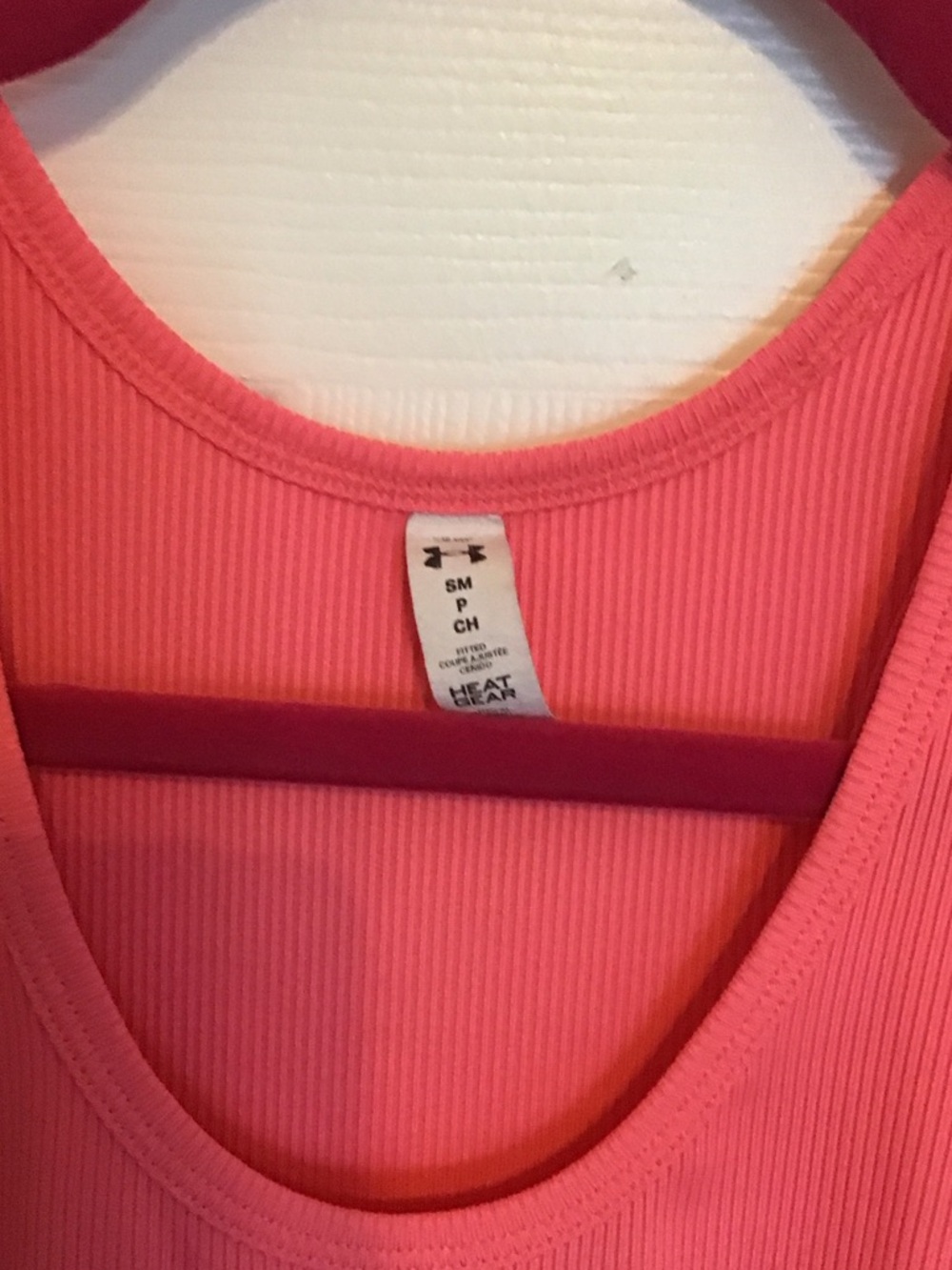 Under Armour Coral Ribbed Racerback Tank - Picture 3 of 4